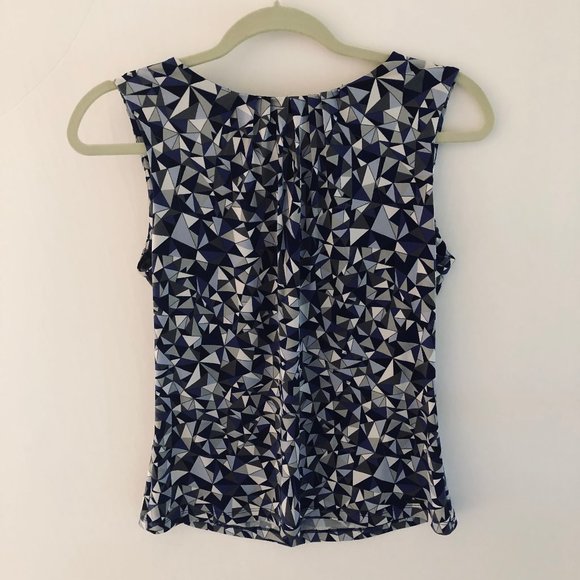 Calvin Klein Multi Color Sleeveless Top Petite S New - Picture 3 of 11